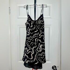 Black and white dress